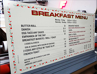 breakfast menu magnetic menu boards