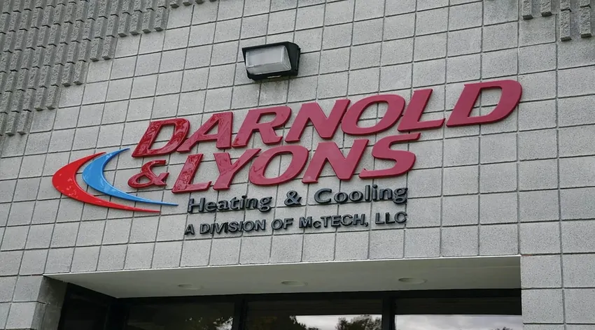 busines plastic letters sign