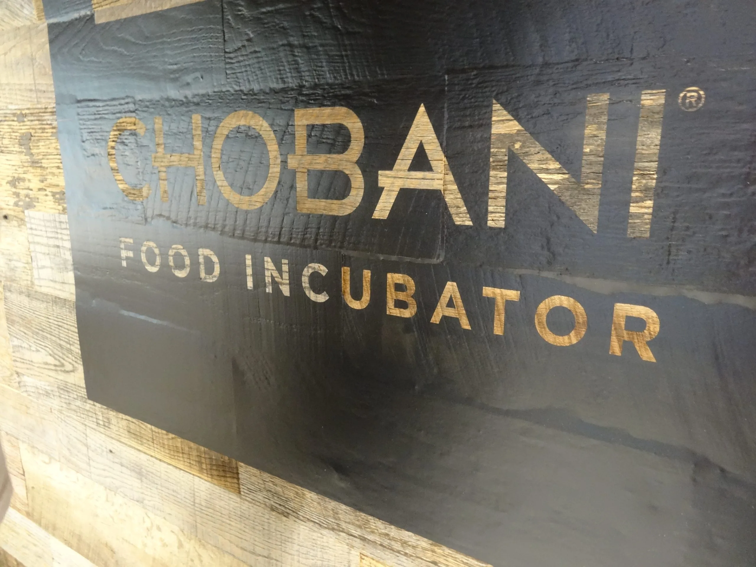 chobani food incubator hand painted sign makers nj city scaled