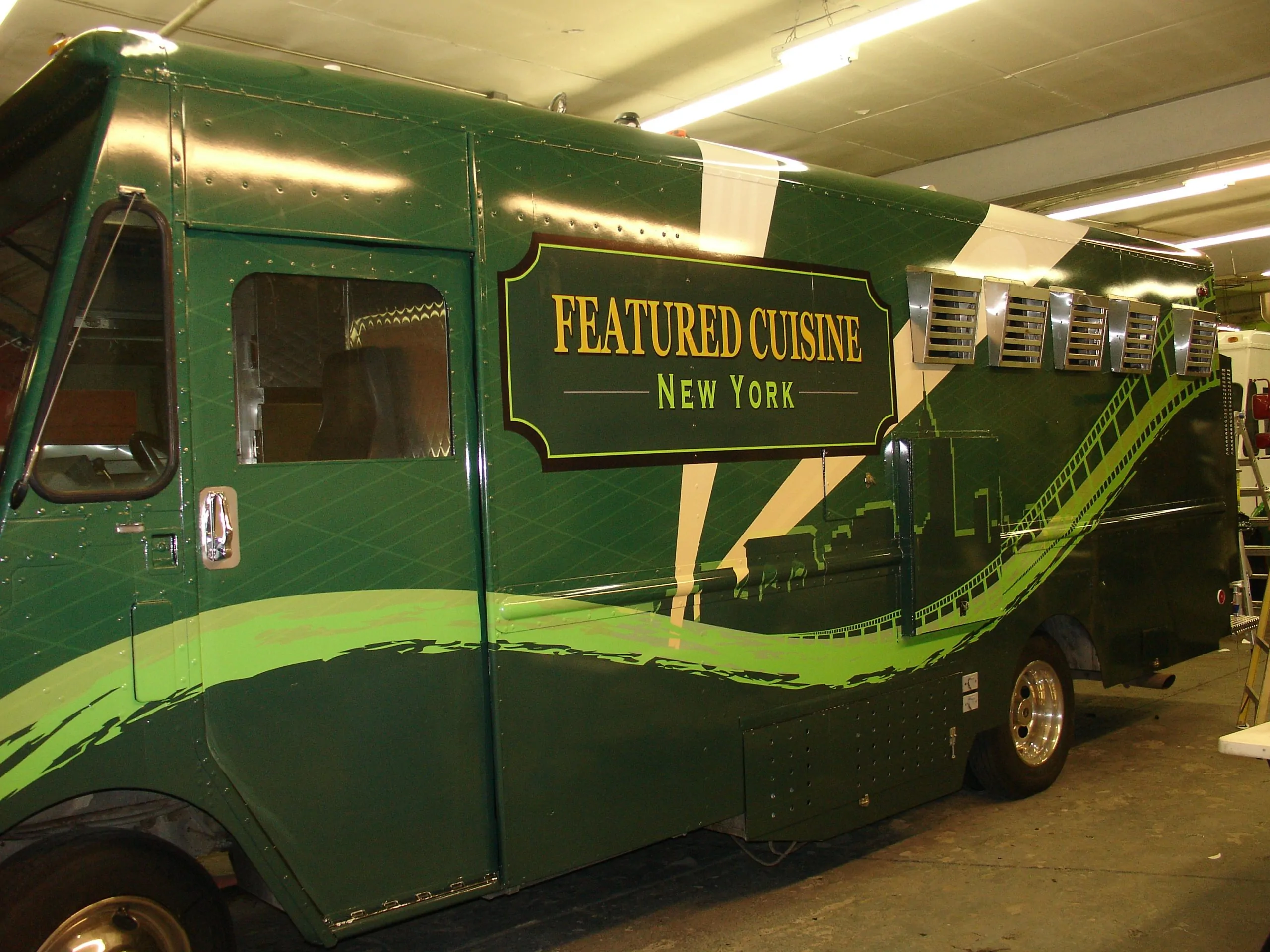 custom food cart wraps