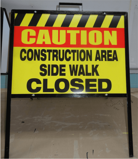 job site signs construction nj city