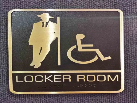 locker room ada signs nj