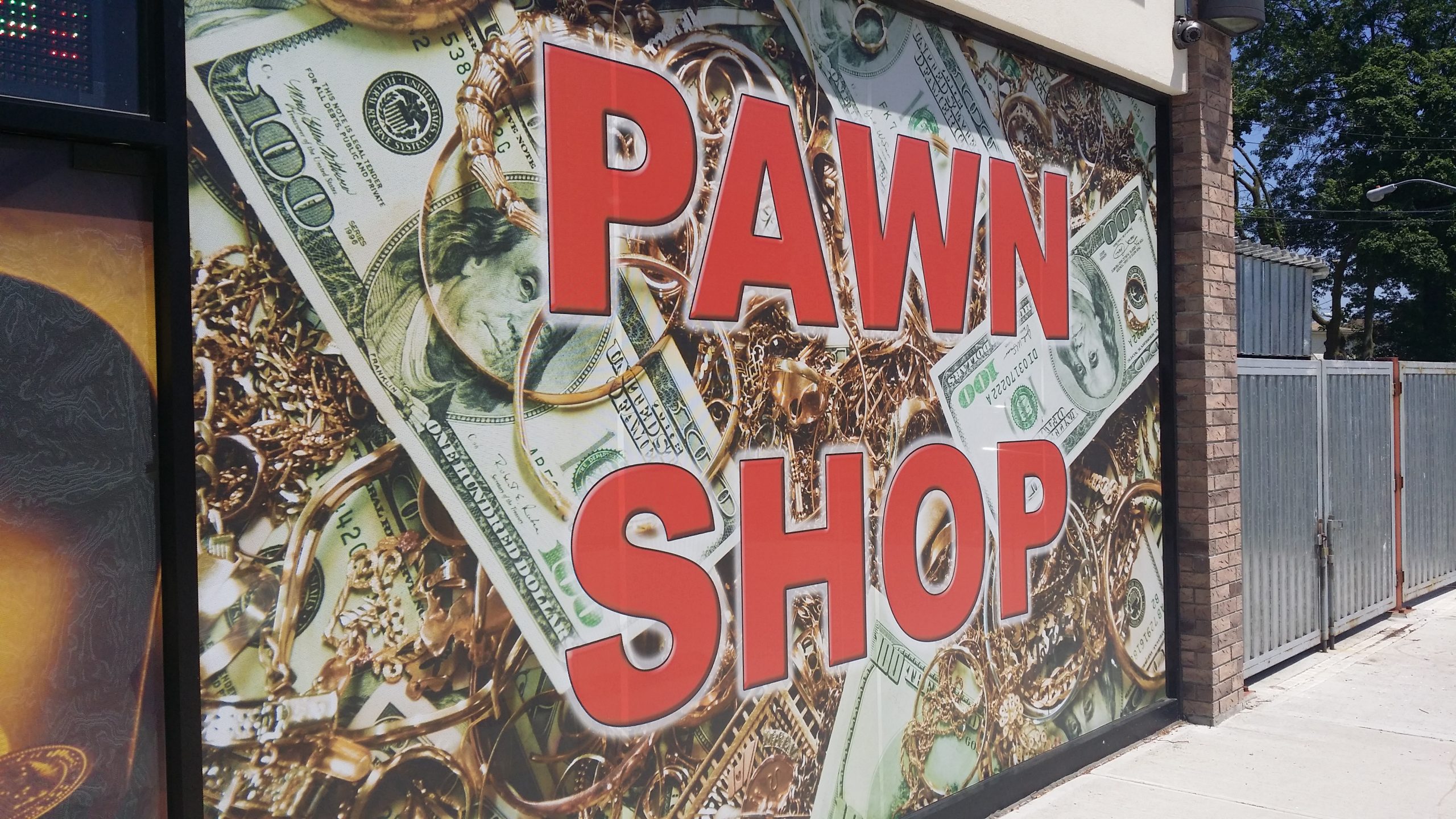 pawn shop window wraps gogi signs