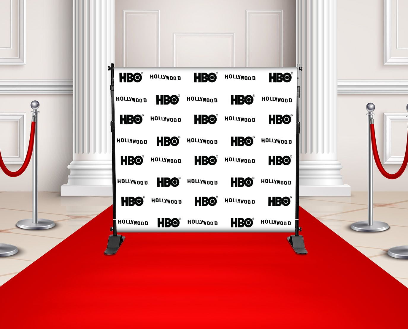 red carpet event backdrop gogi signs