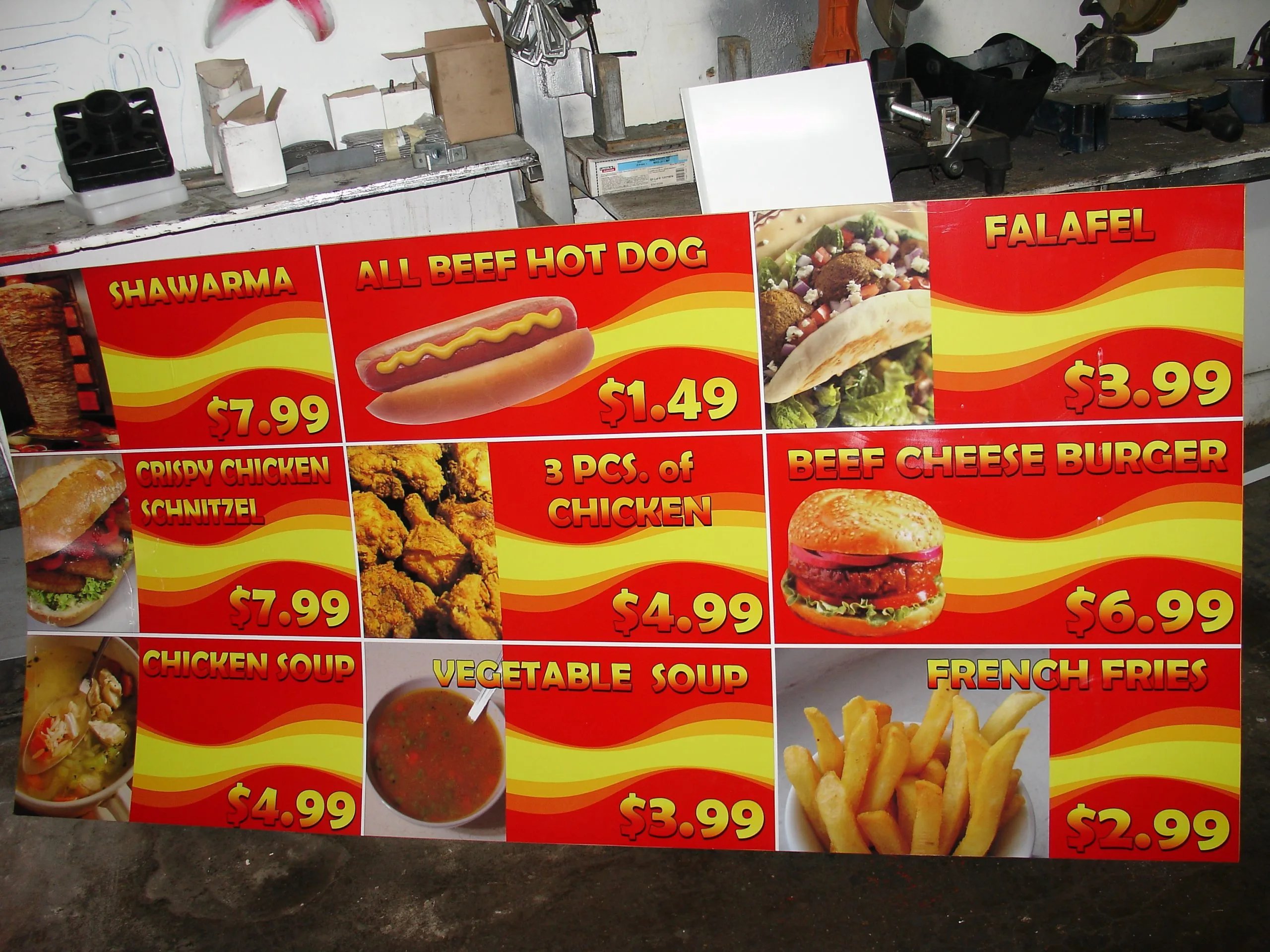 sintra signs for restaurant