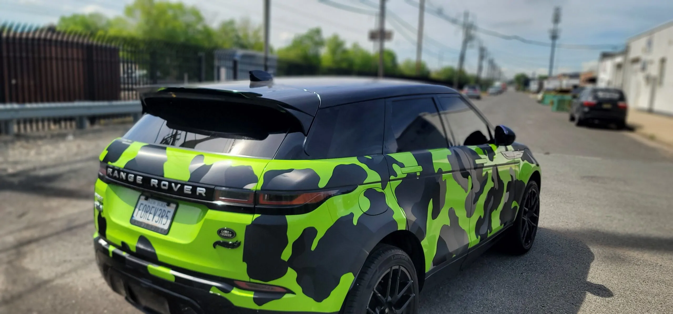 Vehicle graphics carrying a brand's identity between locations