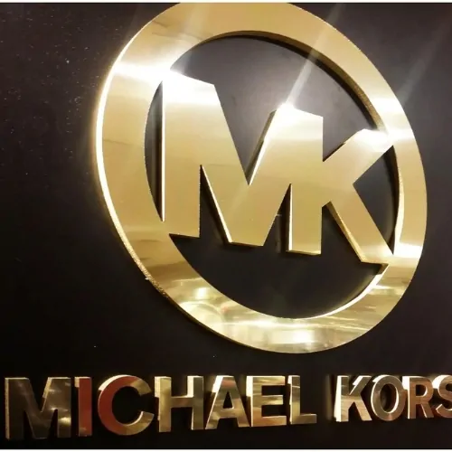 michael kors metal letter