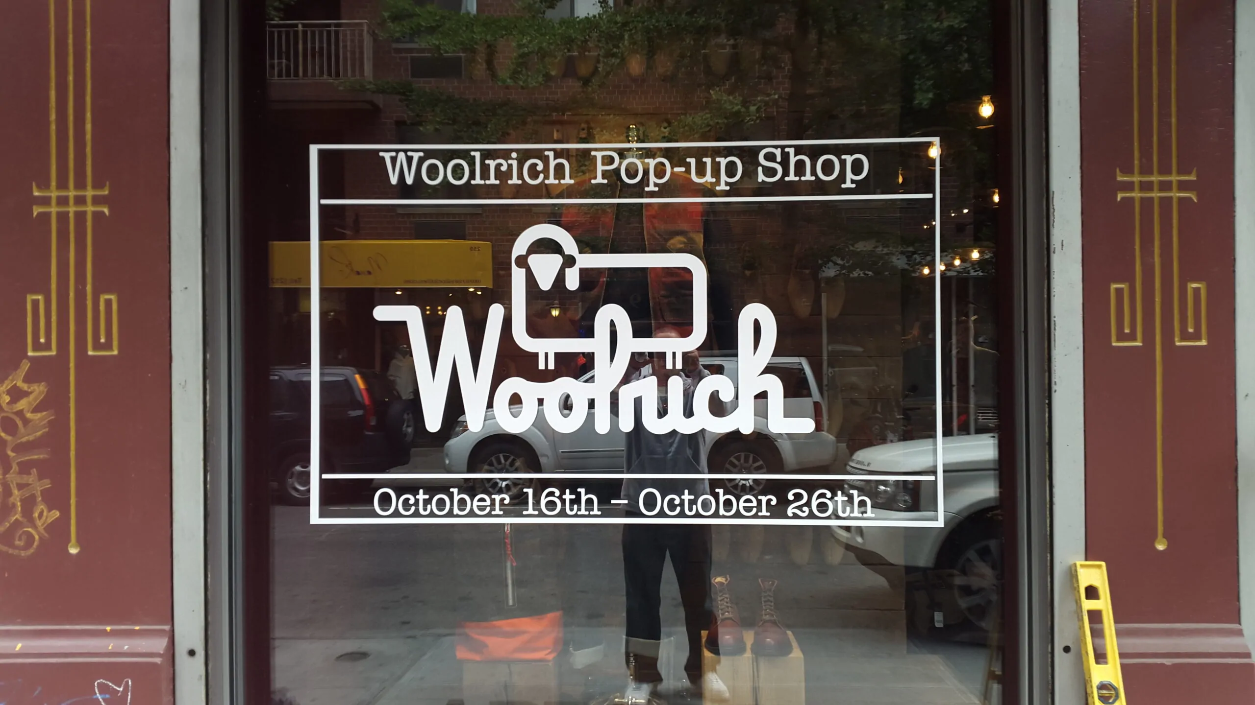 woolrich window decals gogi signs new jersey city