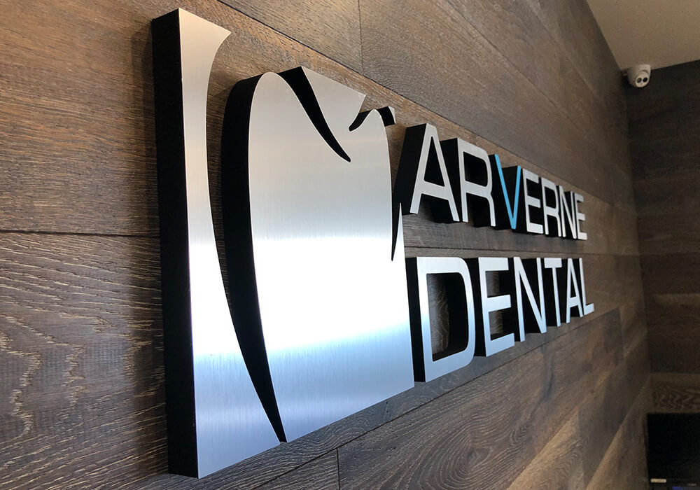 arverne dental lobby sign