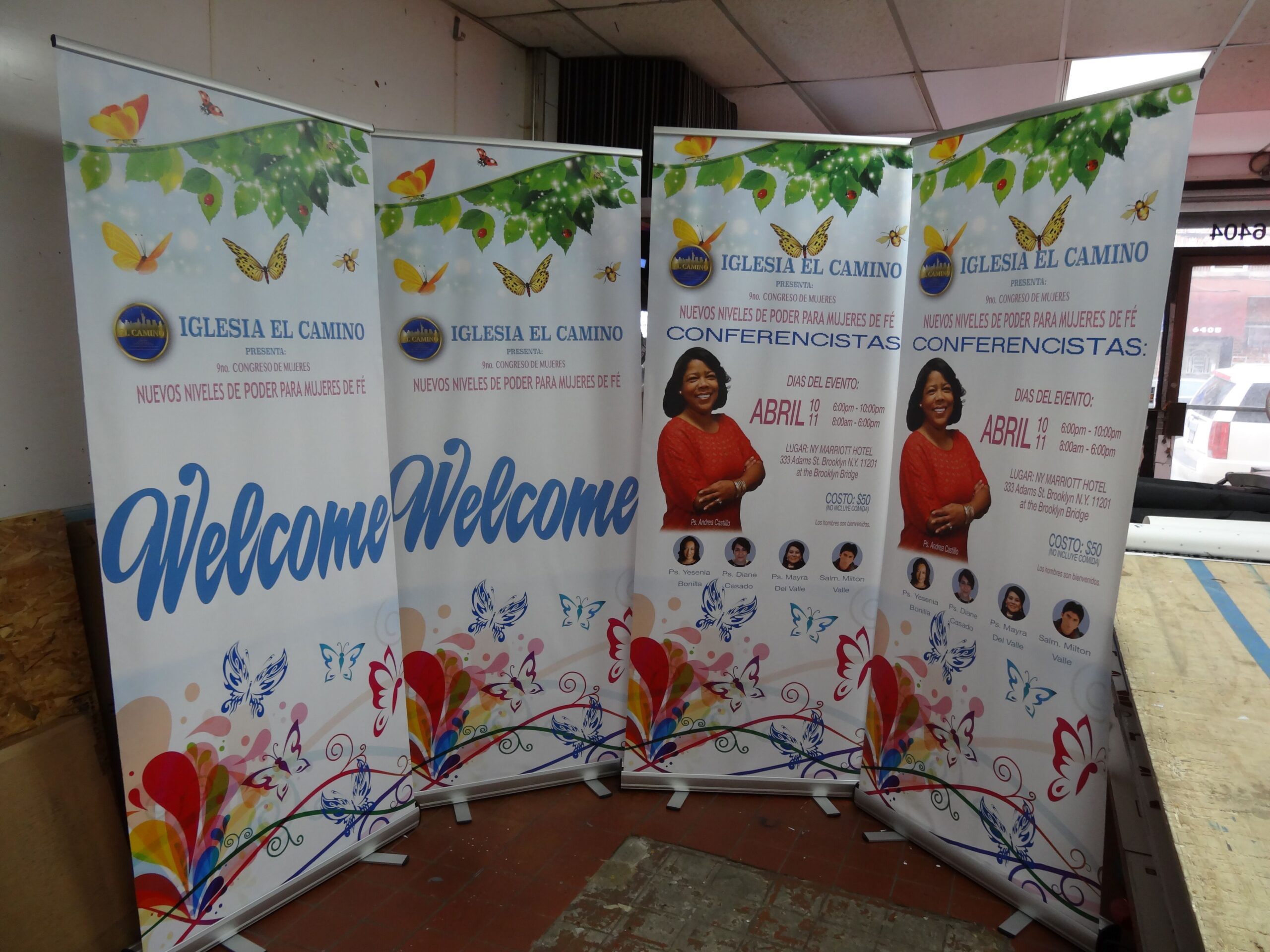 banner stands for events and tradeshows