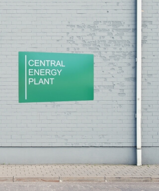 cenral energy plant wall pan sign new jersey city