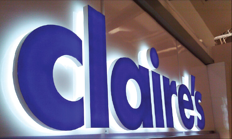 claire's channel letters