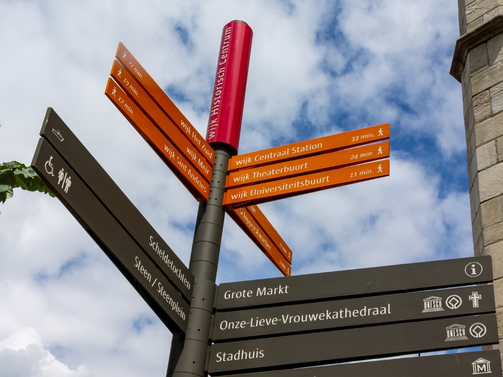 custom wayfinding signs