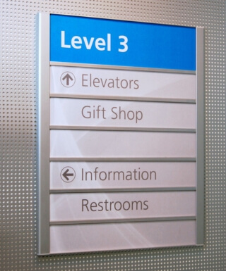 directory signage for elevators