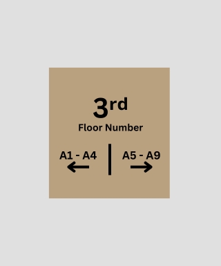 floor number sign for 3rd floor