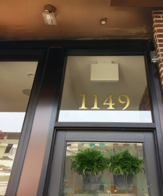 gold leaf decal new jersey city