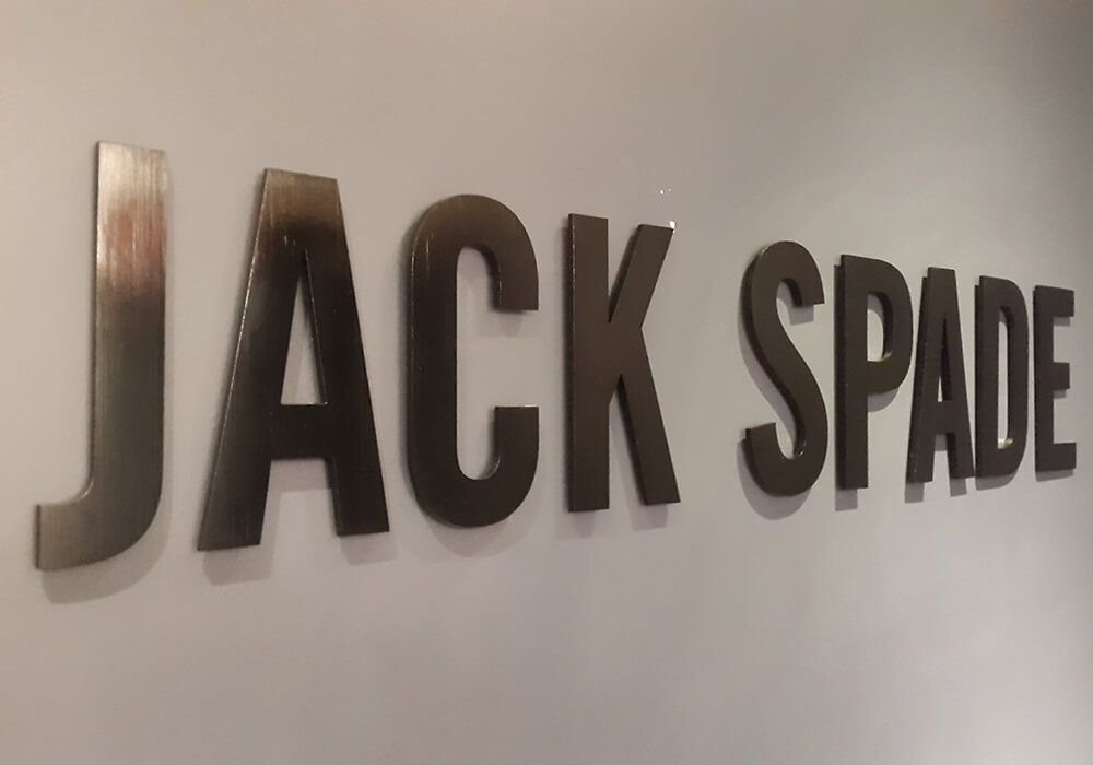 lobby sign for jack spade