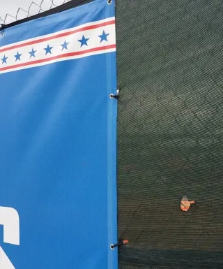 mesh banner for sports