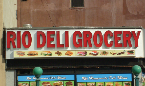 rio deli grocery channel letters