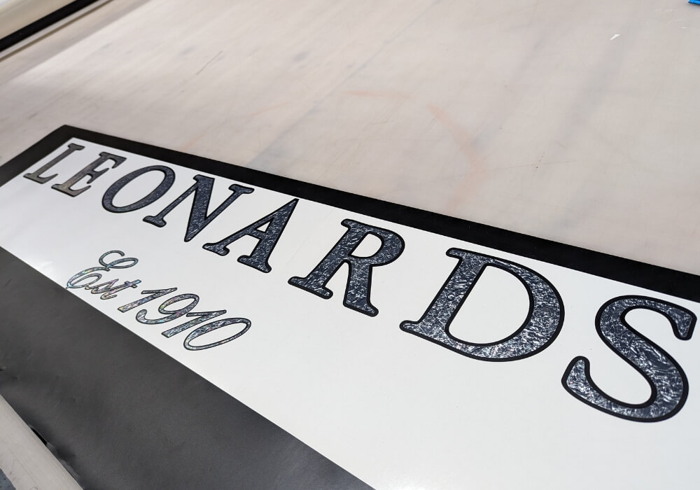 silver leaf decals for leonards