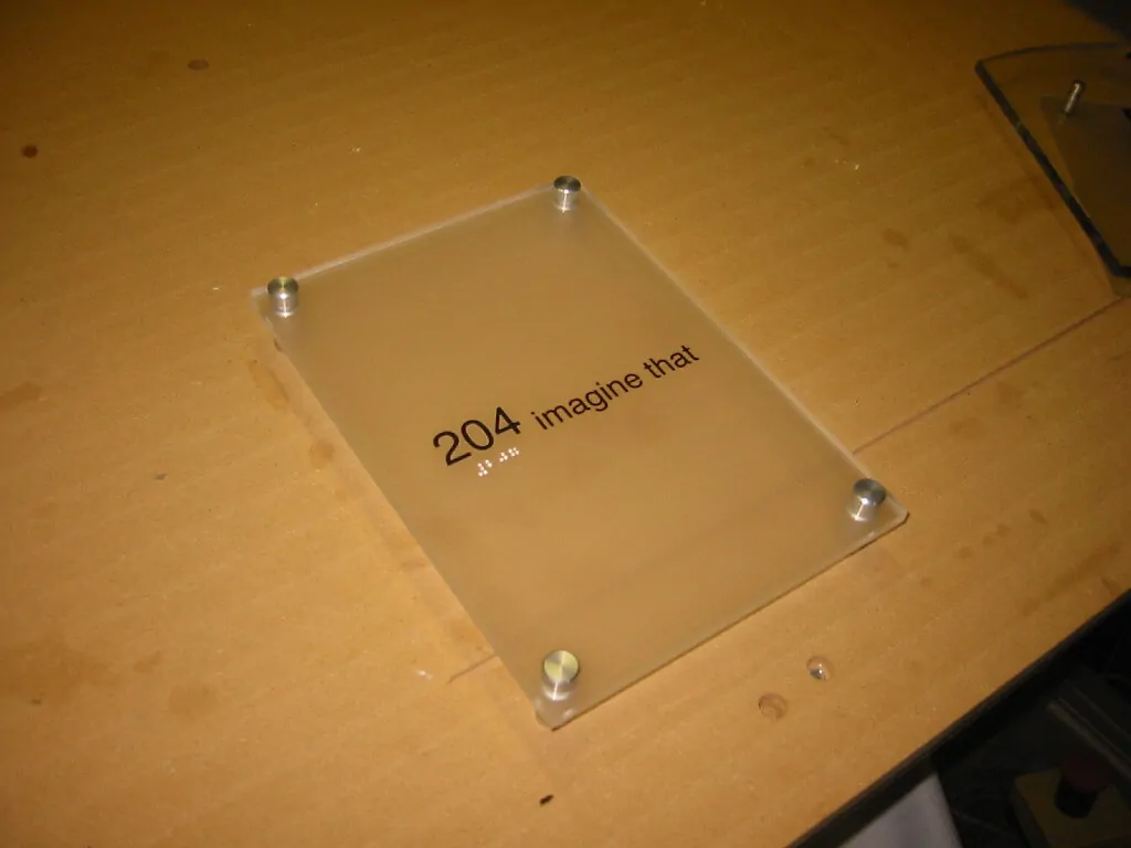 standoff signs for office