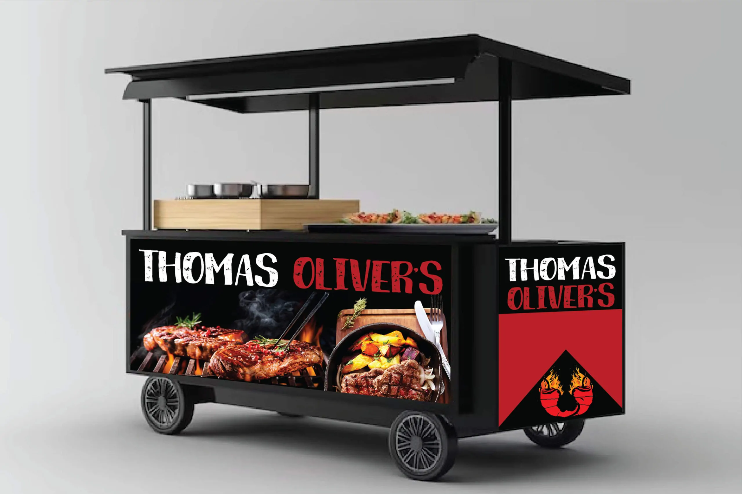 thomas olivers food cart wraps