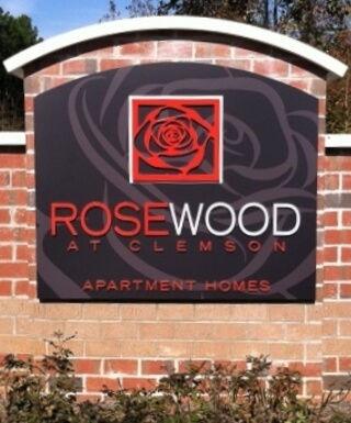 wall pan sign for rosewood