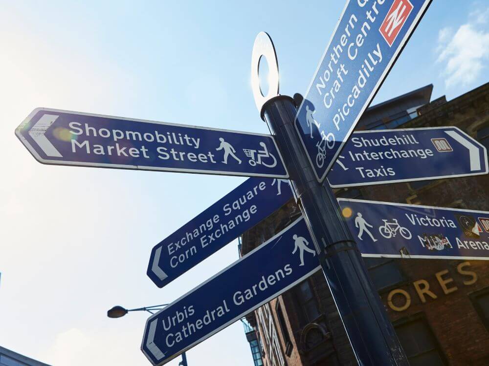 what are wayfinding signs