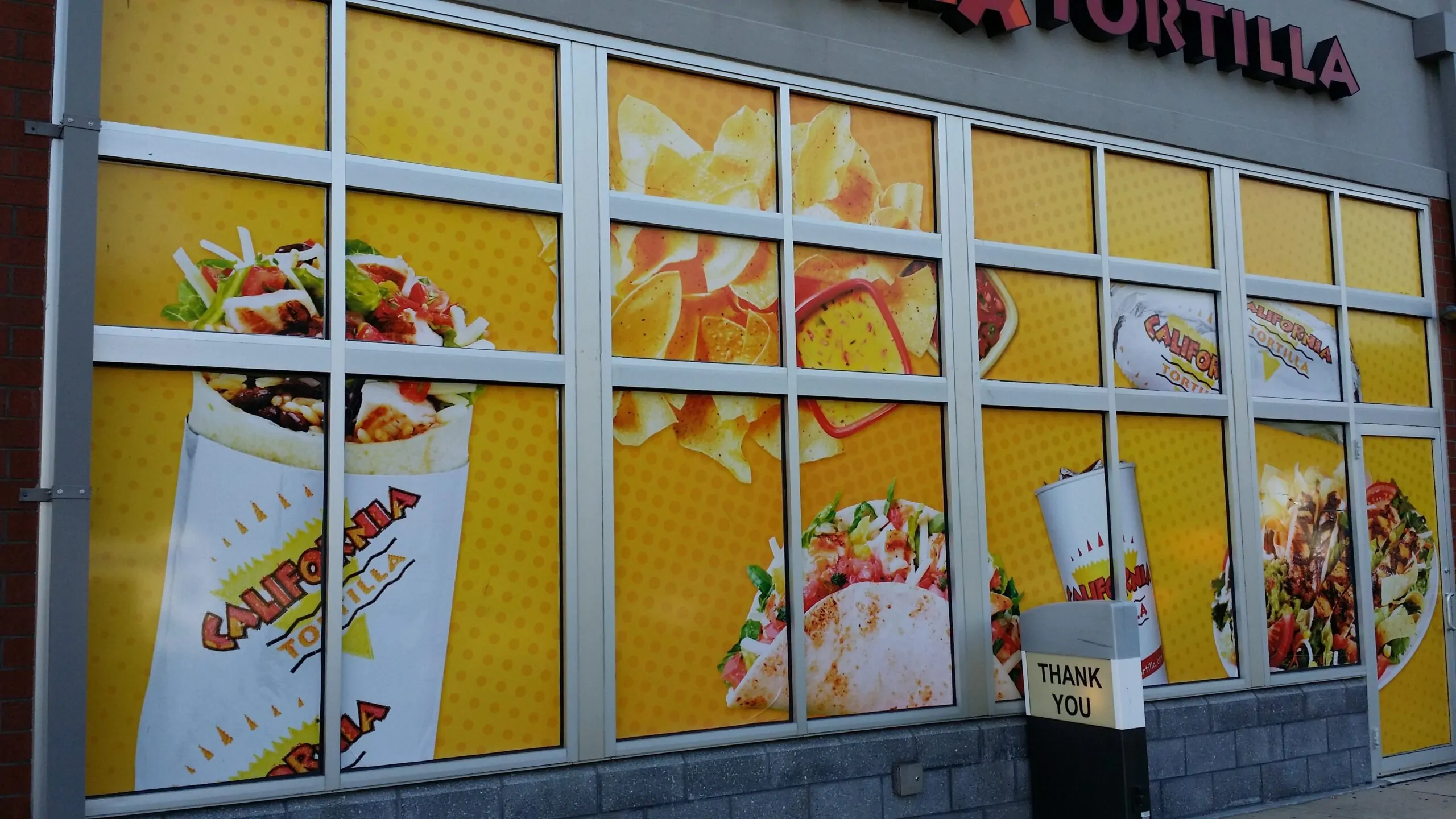 window wraps for restuarants