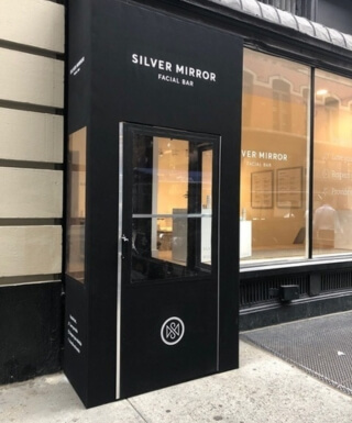 winter vestibule for silver mirror