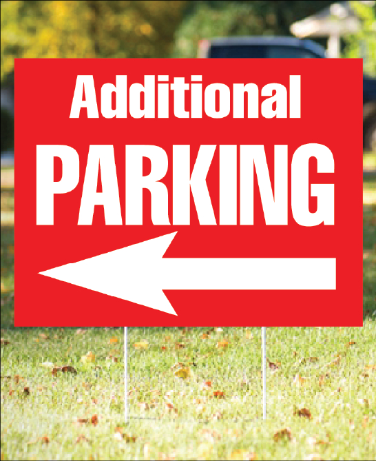 yard sign for parking nj