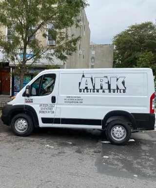 ark design and build van wrap