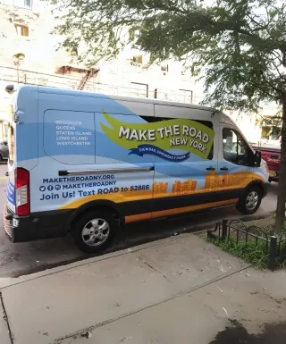 make the road new york van wrap