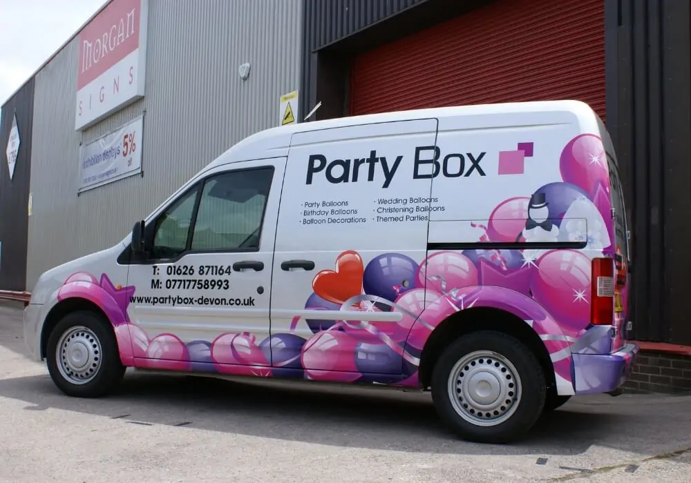 partybox van wrap