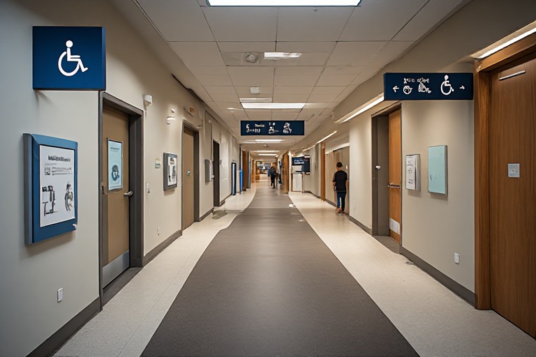 Accessible wayfinding signs