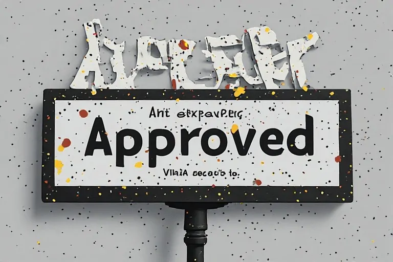 Approved sign installation