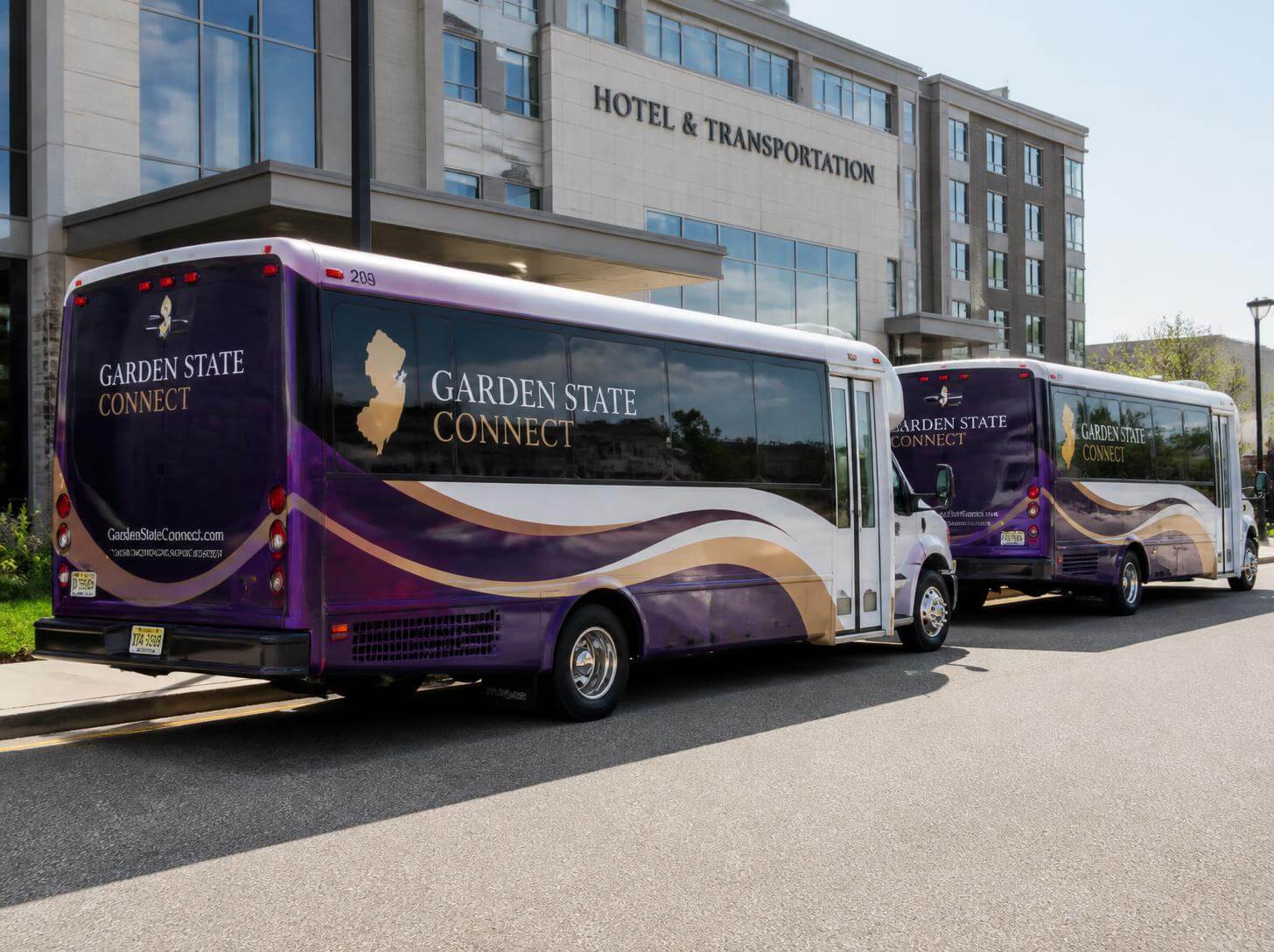 Bus and shuttle wraps nj
