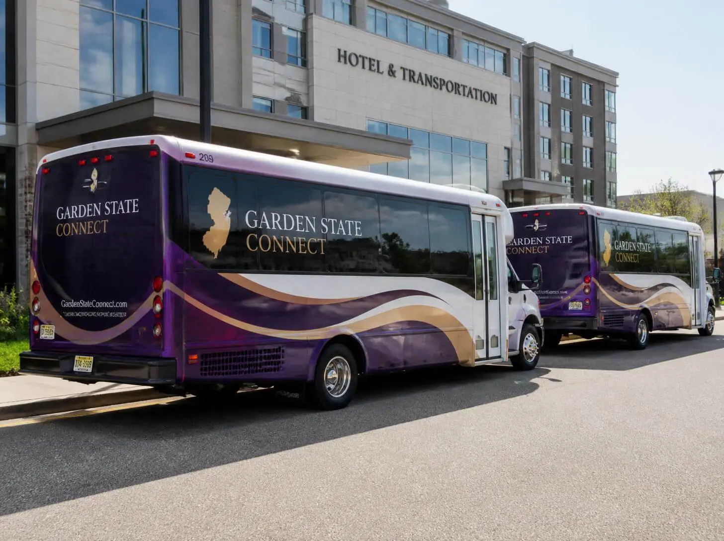Bus and shuttle wraps nj