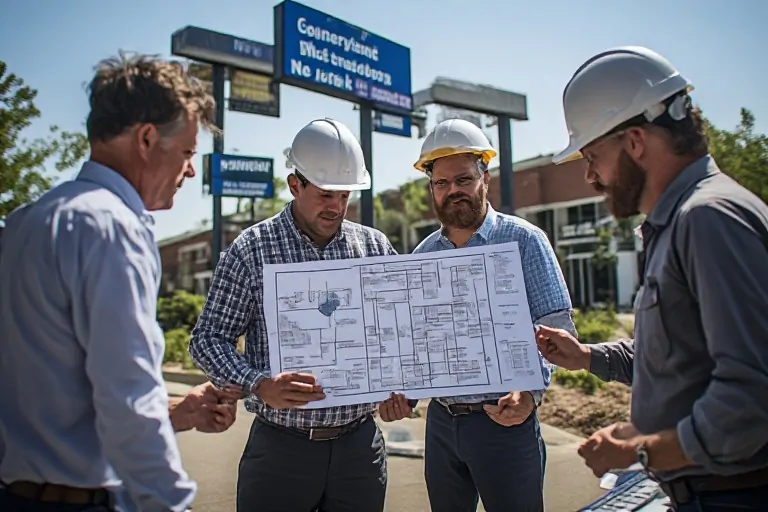 Business sign schedule planning
