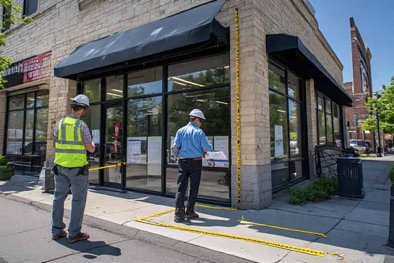 Commercial sign measurements and zoning