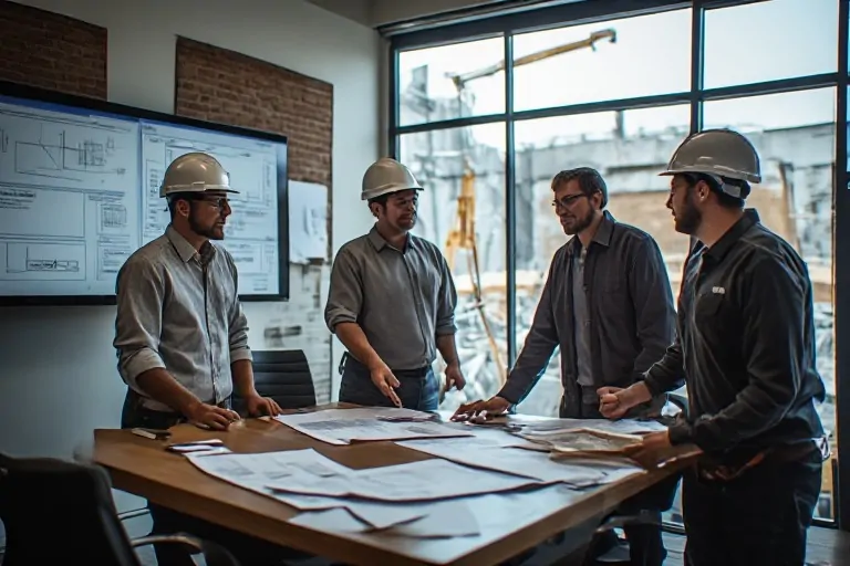 Commercial sign permit coordination