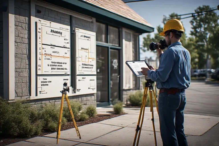 Commercial sign site survey