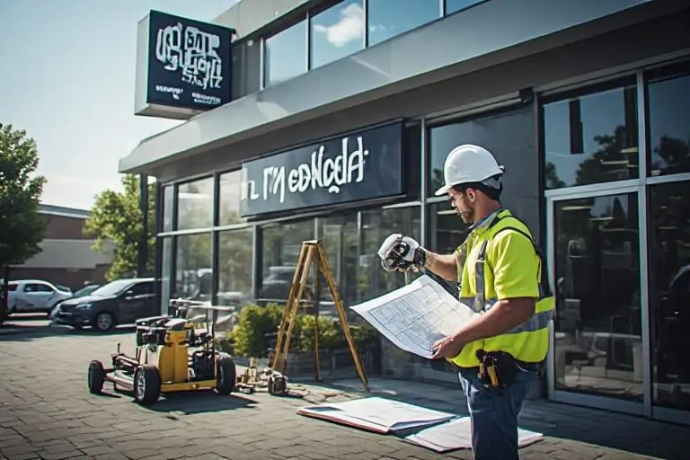 Commercial sign site survey