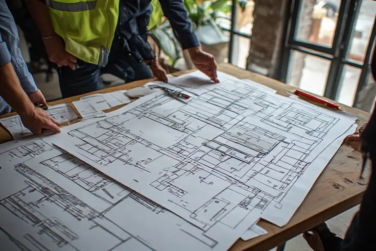 Commercial signage planning and rework