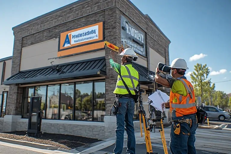 Commercial signage site survey
