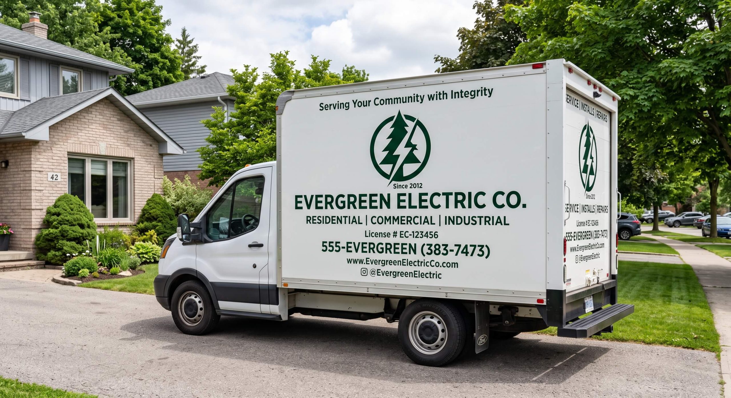 Commercial truck graphics