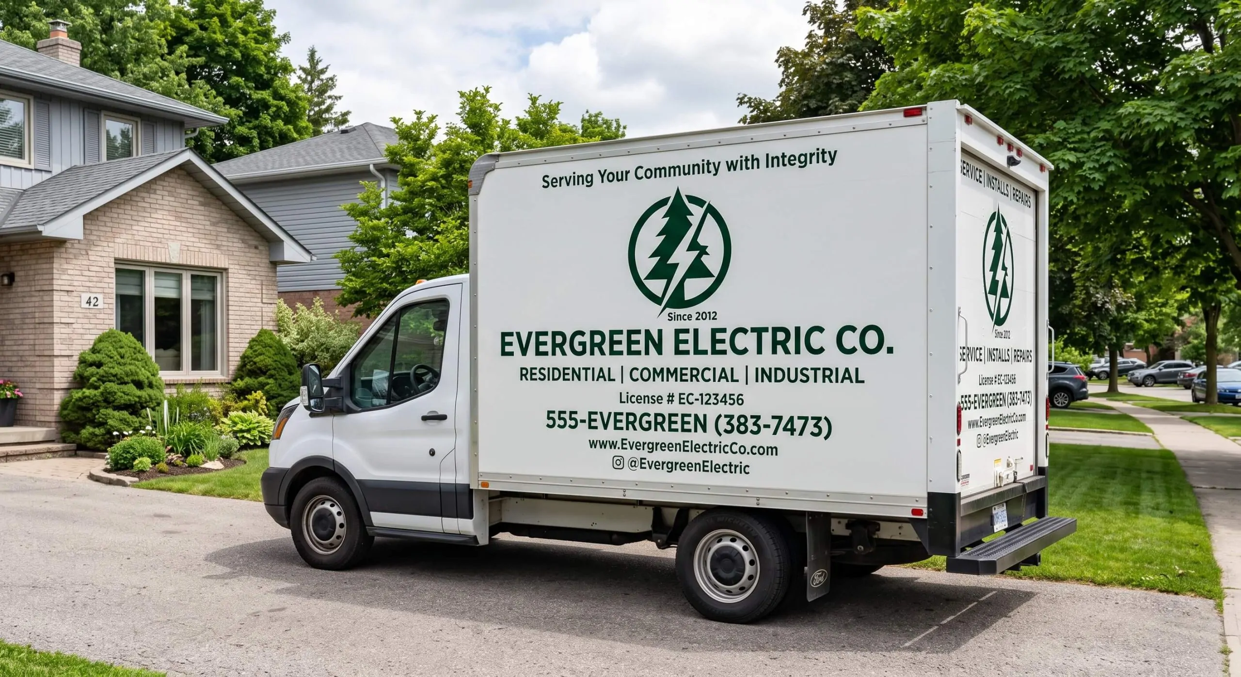 Commercial truck graphics