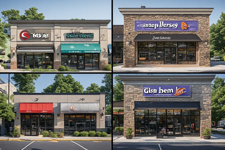 Consistent signage across business locations