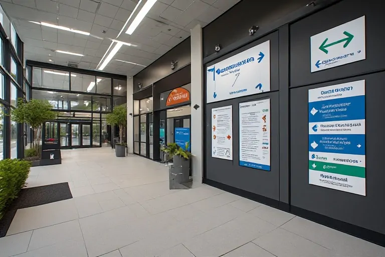Coordinated business signage system