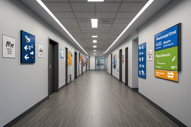 Custom wayfinding sign design